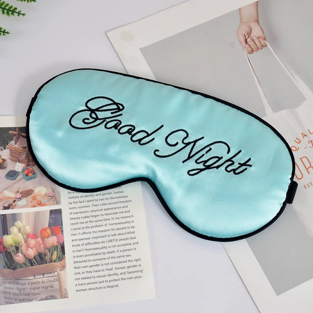 Eliza Botanica Silk Sleep Mask – Soft Light-Blocking Eye Mask for Better Sleep