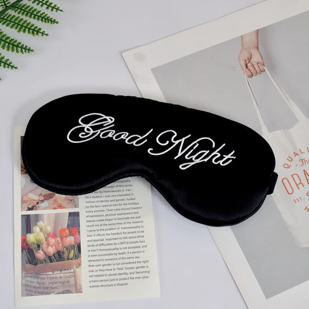 Eliza Botanica Silk Sleep Mask – Soft Light-Blocking Eye Mask for Better Sleep